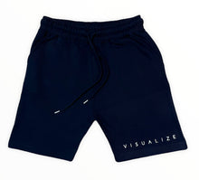 Load image into Gallery viewer, Navy VISUALIZE T-Shirt and Short Set
