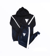 Load image into Gallery viewer, Classic V Logo Sweatsuit Black/White
